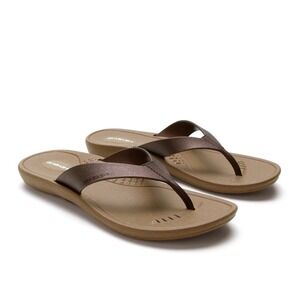 Okabashi Breeze Women's Flip Flops Size Small 5-6 Brown
